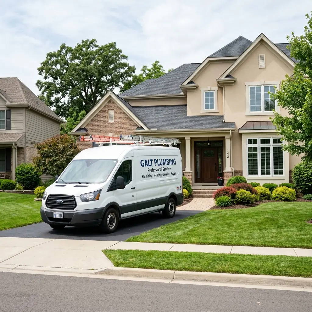Galt Plumbing Service Van